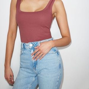 Perfect Mid Length Light Wash Jean Short